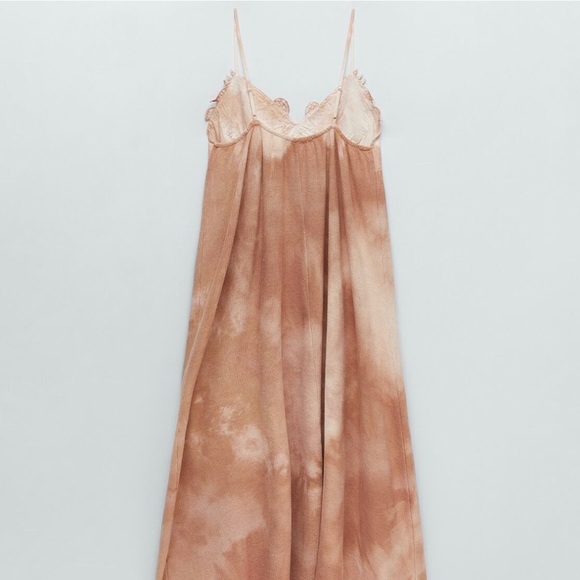 ZARA NWT TIE DYE MIDI DRESS S - Picture 7 of 9